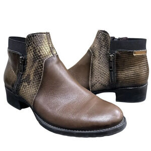 Jose Saenz leather ankle boots size 39 (8.5) in excellent near new condition